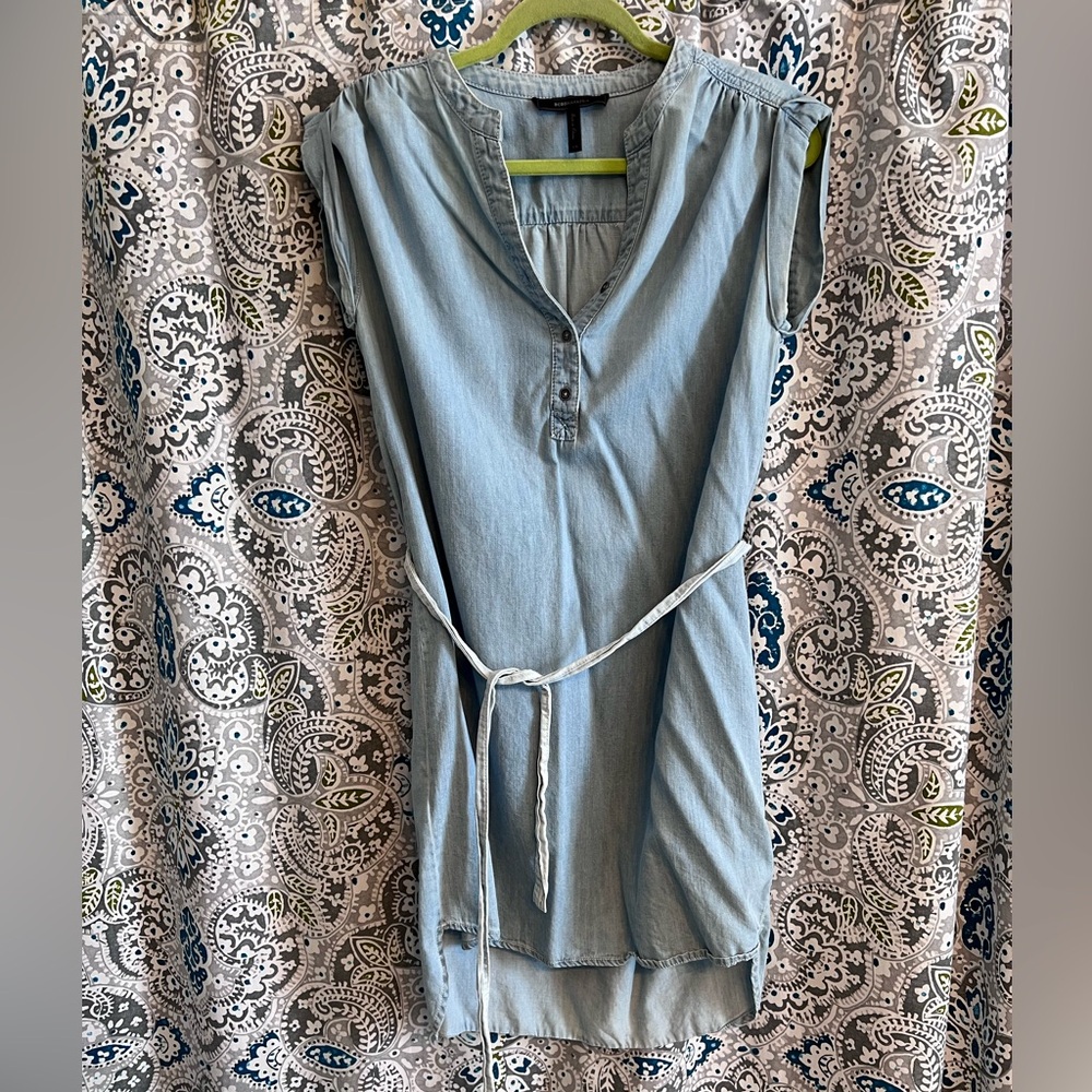 BCBGMaxAzria Light Blue Denim Top